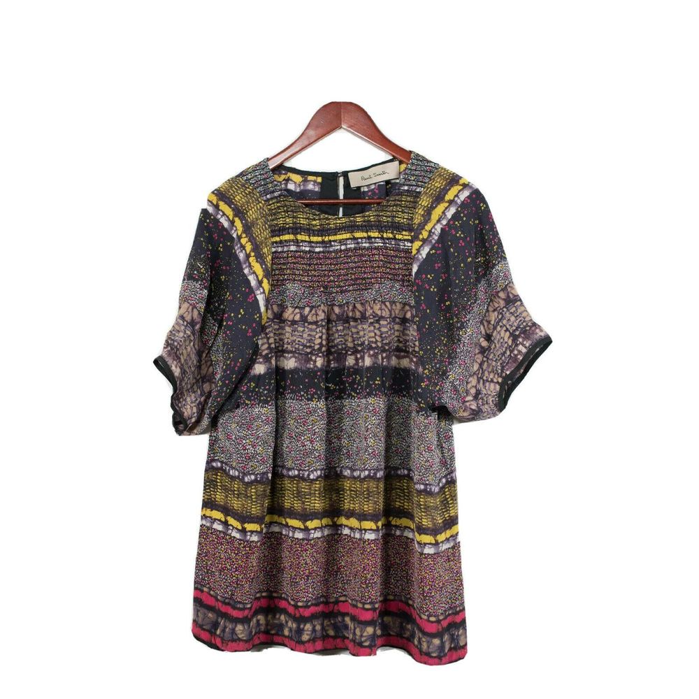 Paul Smith Small Purple Silk Babydoll Dress